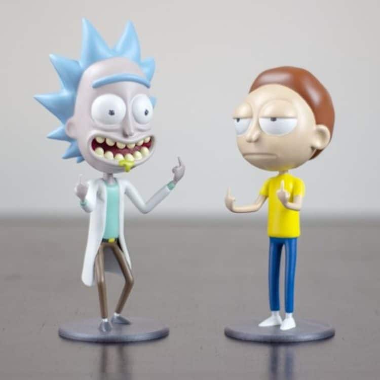 3D Print Your Own Rick and Morty Bobble Heads